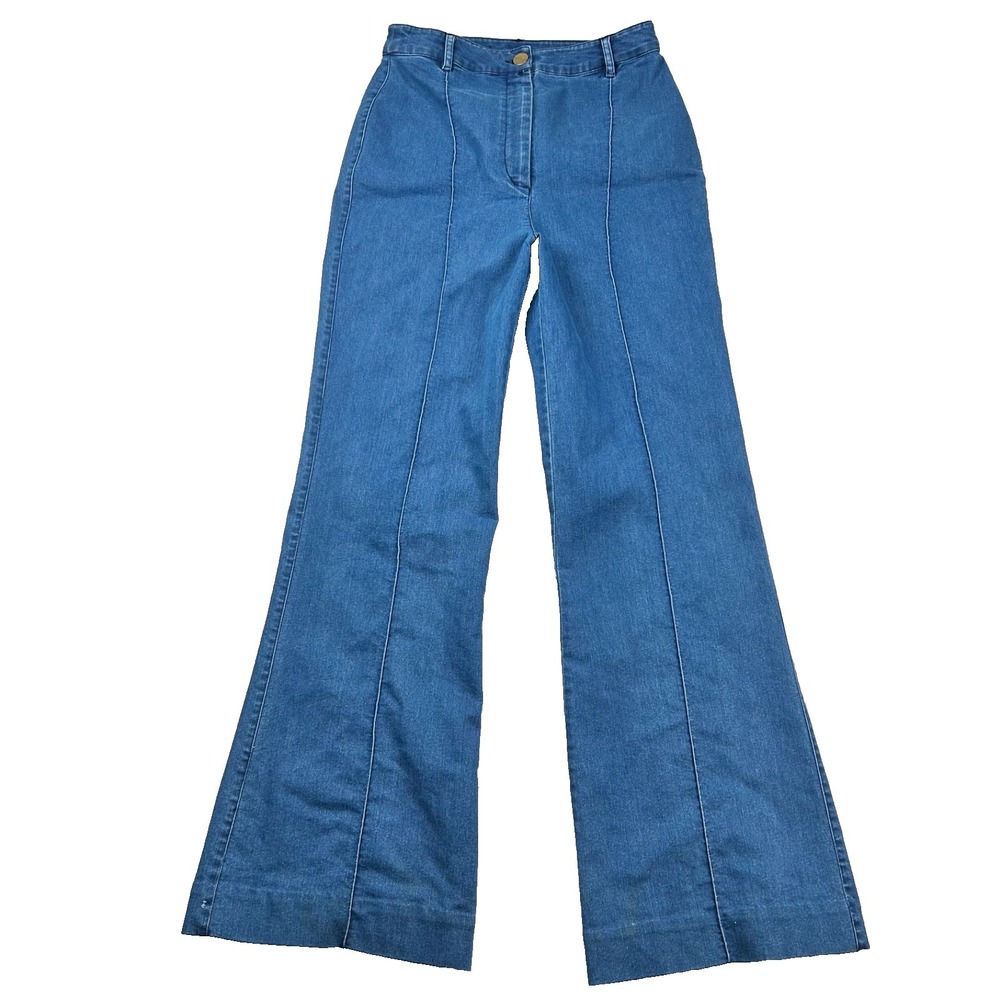 Cleobella Jeans Womens M Flare Boot High Rise Bell Bottom Crackerjack Nautical